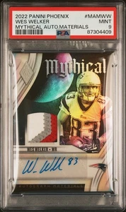 Panini Phoenix Wes Welker 2022 materiales automáticos míticos #2/10 #Mamw Pop 1 - Imagen 1 de 3