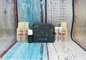 SET OF 7-Peppermint Zipper Pouch Thieves Purifier Cinnamint Grape Young Living - Picture 1 of 9