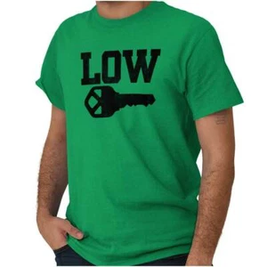 Funny Sarcastic Humor Low Key Pun Chill Joke Womens or Mens Crewneck T Shirt Tee - Picture 1 of 17