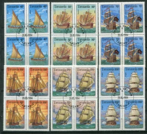 Barcos - Tanzania - 4 Bl. o (45576) - Imagen 1 de 1