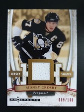 2007-08 Hot Prospects Red Hot #92 Sidney Crosby JSY #009/100