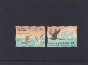 COCOS Islands 1995 SEA BIRDS Wildlife design set of 2 MNH - Picture 1 of 1