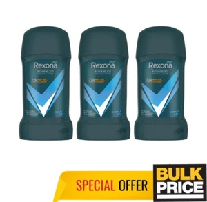 Rexona Men Cobalt Dry MaxPro Deodorant Stick 72H Advanced Protection Bulk 3-Pack - Picture 1 of 6