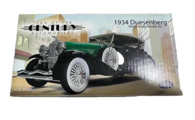 TESTORS 1:32 SCALE DIECAST 1934 DUESEBERG METAL BODY KIT TURN OF THE CENTURY - Image 1 of 4