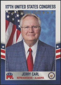 2021 117th US Congress Jerry Carl Rookie Card Alabama GOP RC #101