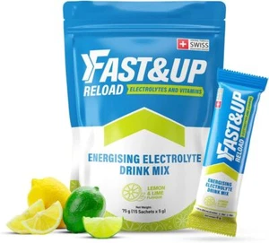 Fast&Up Reload Electrolyte Powder Drink Mix |15 sachets| 5 Electrolytes & Vitam - Picture 1 of 8