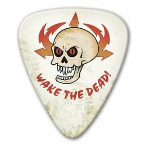 Wake the Dead/Skull Themed, Medium Thickness Guitar Picks, 5 pack, FREE POSTAGE - Picture 1 of 1