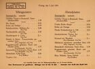Karte f&#252;r markenfreie Gerichte - Speisekarte - Men&#252;karte - 02.07.1943