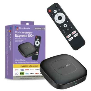 Android 13 Smart Home TV Box Google Assistant Netflix Streaming Bluetooth Media - Picture 1 of 15