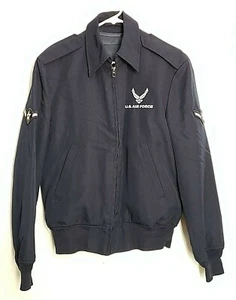 US Air Force USAF Jacket Man's Lightweight W/ Removable Liner Poly/Wool 38S VGC - Picture 1 of 6