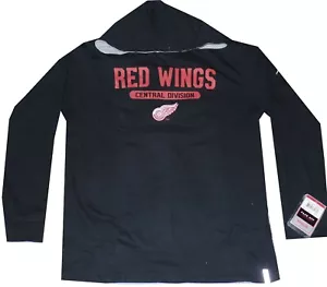 Detroit Red Wings Reebok Reversible Hooded Sweatshirt $50 new tags - Picture 1 of 5
