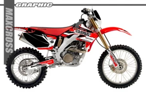 Maxcross Design Graphic kit Full Decal FOR HONDA 2004-2019 CRF250X CRF450X - Picture 1 of 9