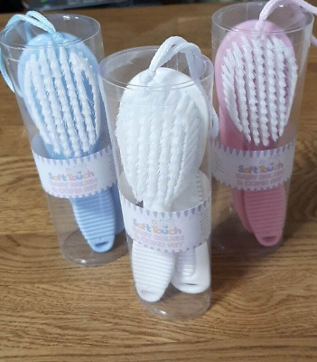 Baby Brush And Comb Set Soft Touch Pink • 2.99£