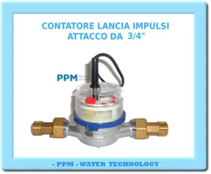 WASSERZÄHLER LANCIA IMPULSI - ATT 3/4"- 1 IMPULS / 1 LITER WASSERAUFBEREITUNG - Bild 1 von 5