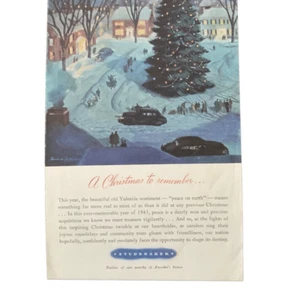 Vintage 1945 Studebaker A Christmas to Remember Ad Advertisement - Picture 1 of 4