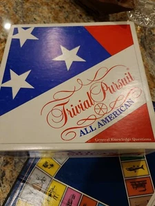 Trivial Pursuit ALL AMERICAN Card Set No. 46020 General Knowledge Questions 1993 - Picture 1 of 5