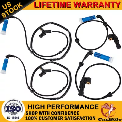 4x Sensor de velocidad de rueda ABS delantero trasero izquierdo derecho para BMW 325CI 325I 330CI 330I M3 Foto 1 de 4