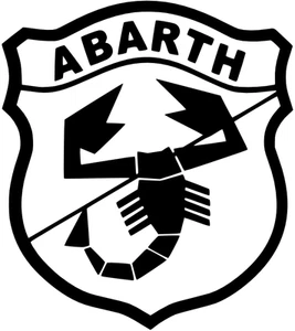 ¡ABARTH FIAT 500/PUNTO/PEGATINA/CALCOMANÍA/COCHE/FURGONETA/PARED/DORMITORIO/VENTANA/PARACHOQUES!!!¡! - Imagen 1 de 3