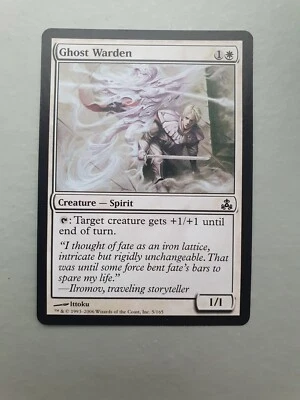 Ghost Warden , MTG Guildpact (2006). Common White Creature NM - Image 1 of 2