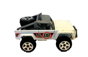 2008 Hot Wheels CUSTOM FORD BRONCO Limited Edition White 1:64 Mattel - Picture 1 of 7