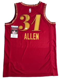 JARRETT ALLEN signed autographed CLEVELAND CAVALIERS Jersey w/ COA JSA CD77719 - Picture 1 of 7