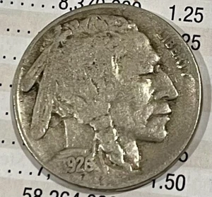 Super Rare 1926-S Buffalo Nickel XF FULL HORN only 970,000 minted - Picture 1 of 2