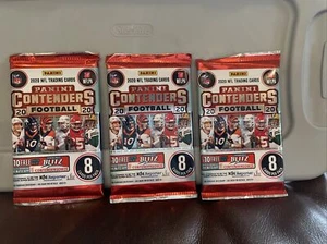 2020 PANINI CONTENDERS FOOTBALL *** THREE SEALED 8 CARD PACK FROM A BLASTER BOX - Bild 1 von 4