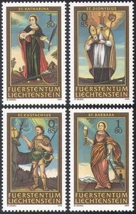 Liechtenstein 2005 santos/personas/religión/iglesia/ciervos/animales conjunto de 2 V (n42726) - Imagen 1 de 1