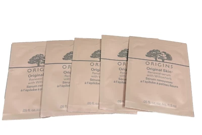 Origins Original Skin Renewal Serum con hierba de sauce 0,05 oz/1,5 ml cada uno (LOTE DE 5) Foto 1 de 4