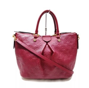 Auténtico bolso bandolera Louis Vuitton rojo Empreinte cuero Mazarine PM 2 vías - Imagen 1 de 16