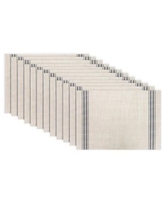 Conjunto de 12 Placemats Tonais Reversíveis RITZ – Uso Interno Externo | Tapetes de Fácil Limpeza - Imagem 1 de 4