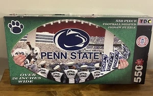 Penn State PSU Nittany Lions - 550 Piece Football Shaped Jigsaw Puzzle - 🏈 - Picture 1 of 4
