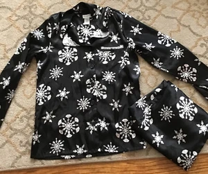 Jaclyn Smith Small  Long Sleeve Satin Pajama Set - Picture 1 of 8