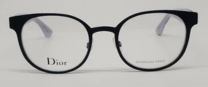 Christian Dior CD3781 Purple MJK Round Metal Eyeglasses Frame 50-20-145 Italy RX - Picture 1 of 5