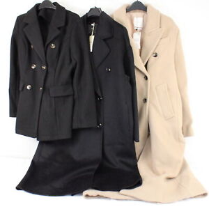 Mango and Unbranded Pea Coats in Various Styles and Colors - Large Lot of 3