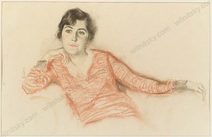 Hans Strohofer (1885-1961) "Portrait of actress Valerie von Martens", 1927 (1)