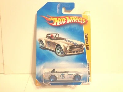 Hot Wheels 2009 nuevos modelos Triumph TR6 plateado con estuche NUEVO  Foto 1 de 3