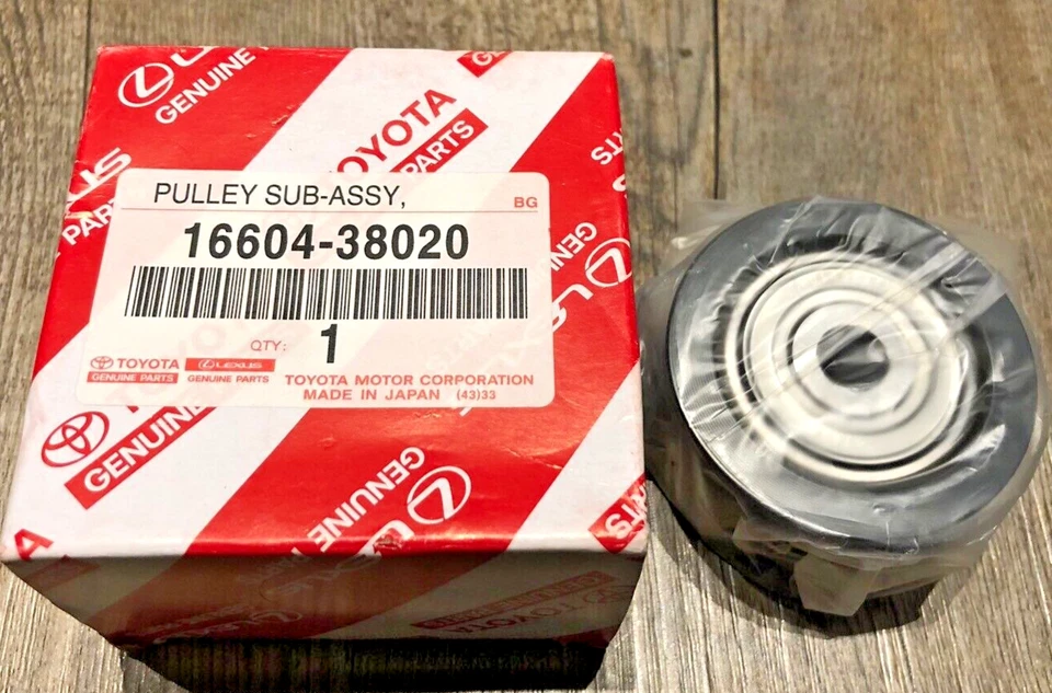 1660438020 GENUINE LEXUS GS460 ISF LS460 RCF GSF V8 DRIVE BELT IDLER PULLEY OEM - Изображение 1 из 1