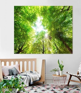 3D Sunny Forest 56 Wall Stickers Vinyl Murals Wall Print Deco AJSTORE UK Lemon - Picture 1 of 5