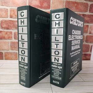 Chilton's Chassis Electronics Service Manual '89-'91 Ford Chrysler 8078 GM 8077 - Bild 1 von 8