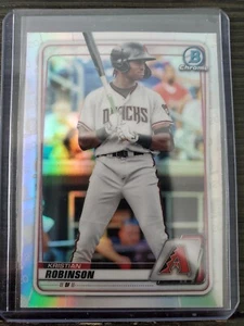 KRISTIAN ROBINSON ARIZONA DIAMONDBACKS BD-192 2020 Bowman Chrome Refractor RC 3 - Picture 1 of 2