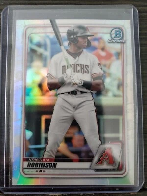 KRISTIAN ROBINSON ARIZONA DIAMONDBACKS BD-192 2020 Bowman Chrome Refractor RC 3 - Image 1 of 2