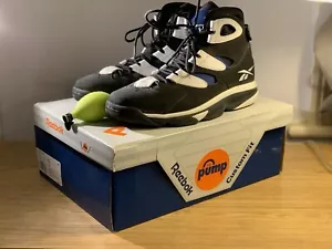 Reebok Shaq Attaq IV Orlando Magic Negro Blanco Real Reino Unido 11 EE. UU. 12 - Imagen 1 de 7