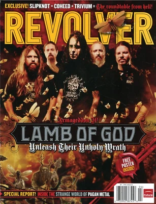 Revolver Magazine April 2009 Lamb of God Slipknot Coheed Trivium Lady Awa Pagan - Image 1 of 2