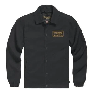 Triumph Mens Oiley Classic Jacket Black Sizes Medium Large Extra Large XXL - Picture 1 of 13