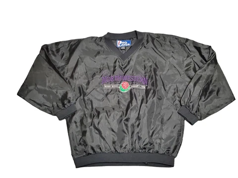 Vintage Pro Player Northwestern Rose Bowl 1996 Windbreaker Jacket Size Large L Cover