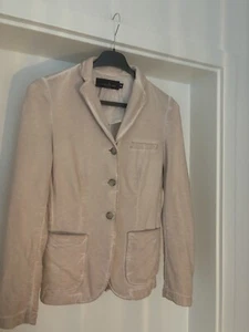 LIEBESKIND: Design - Sweatshirt-Jacke/ Blazer in Größe M = 36/ 38: Beige-Rose - Bild 1 von 11