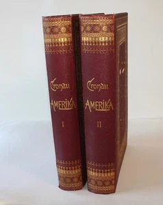 1892 Amerika: Die Geschichte Seiner Entdeckung...by Rudolf Cronau: 2 Vols. - Bild 1 von 12