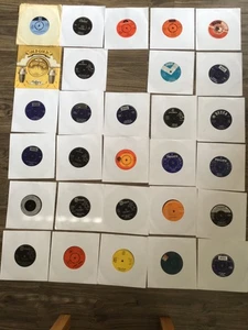 30 x Job Lot 7" Singles From 1960's All listed. - Picture 1 of 10