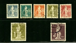 Germany-Berlin #9N35-9N41 (G548) Comp 75th Anniv of UPU, Used,FVF,CV$240.75 - Picture 1 of 2